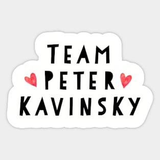 Team Peter Kavinsky Sticker